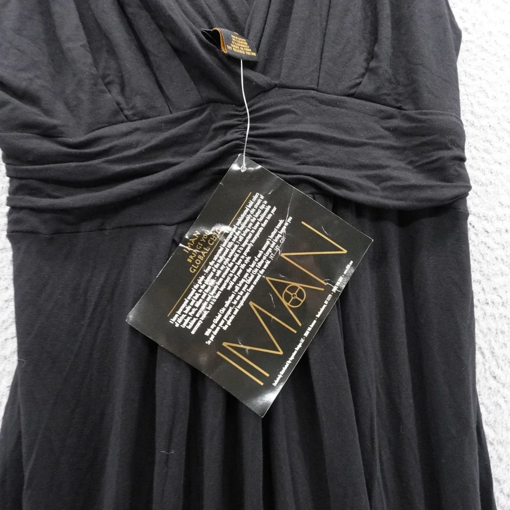 IMAN black sleeveless